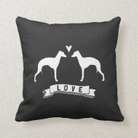 Italienische Greyhound Silhouette Liebe