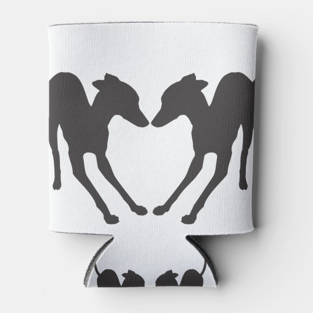 Italienische Greyhounds Playful IGs Dosenkühler (Vorderseite)