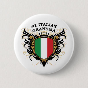 Italienische Großmutter der Nr.-eine Button