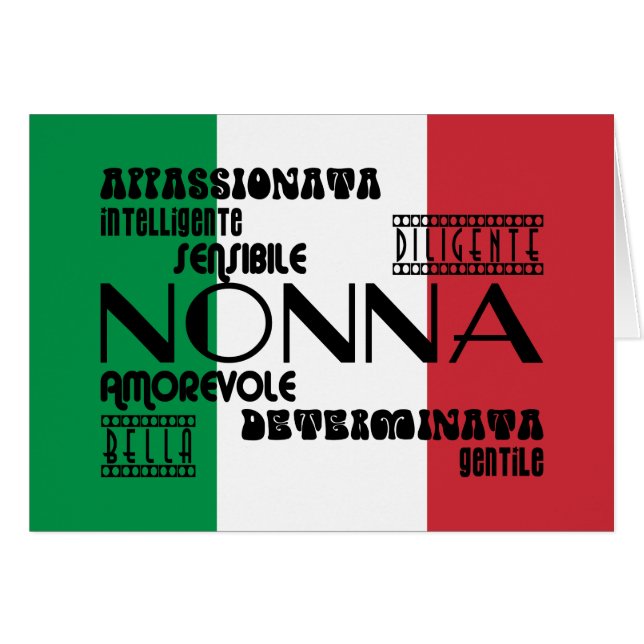 Italienische Großmütter: Qualitäten (Vorderseite (Horizontal))