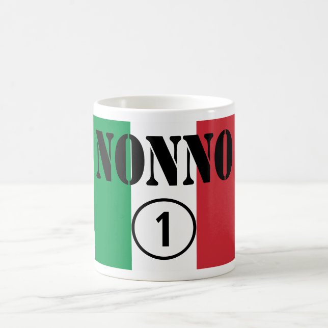 Italienische Großväter: Nonno Numero UNO Kaffeetasse (Mittel)