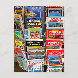 Italienische Guidebooks Postkarte