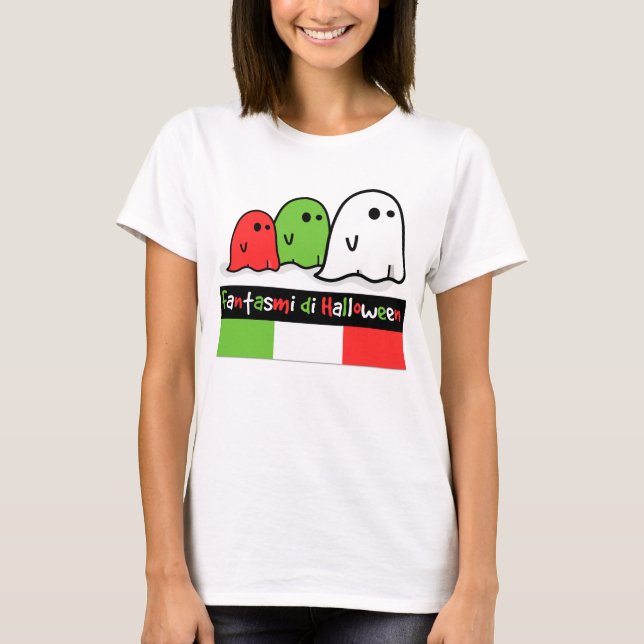 Italienische Halloween-Geister, Fantasmi di Hallow T-Shirt (Vorderseite)