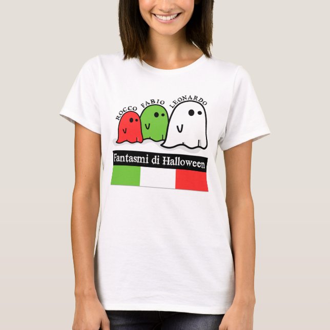 Italienische Halloween-Geister, Fantasmi di Hallow T-Shirt (Vorderseite)