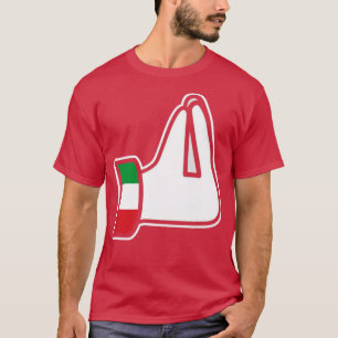 Italienische Hand Gesture Italia Italiano T-Shirt