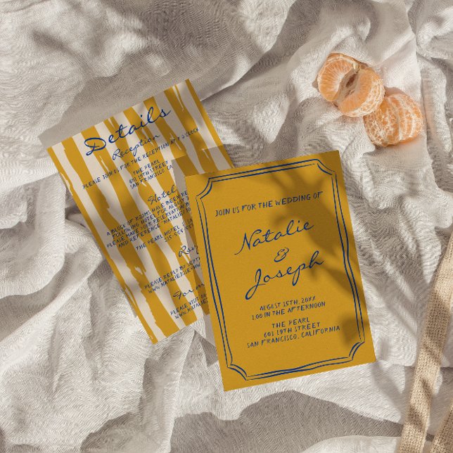 Italienische Hand schreibt Pinstripes in einer Hoc Einladung (Von Creator hochgeladen)