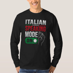 Italienische Handgestalt für ein Italien T-Shirt