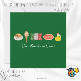 Italienische Happy Birthday Card, Buon Compleanno  Feiertagskarte