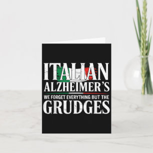 Italienische Heimers wir vergessen alles außer der Karte