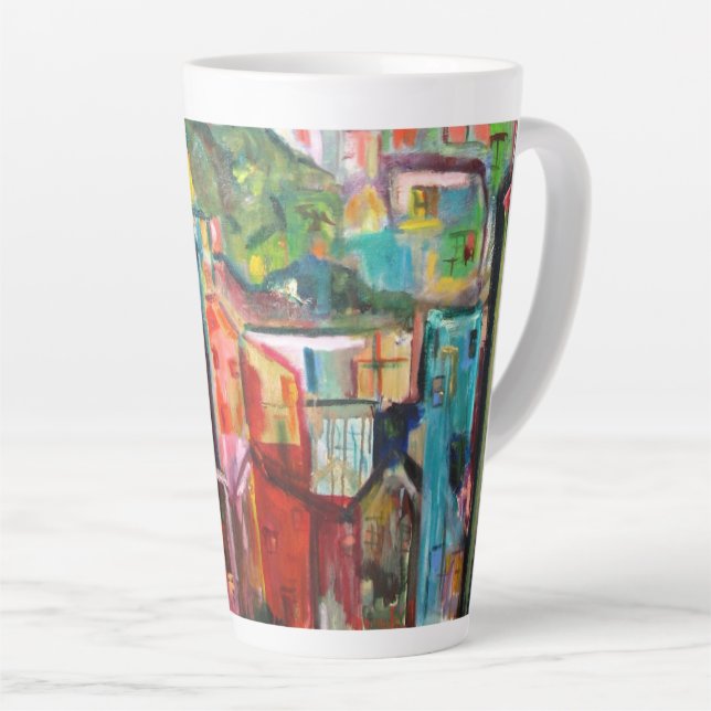 Italienische Hillside Latte Tasse (Rechte Ecke)