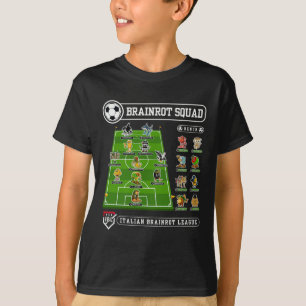 Italienische-Hirnverrottung Sport Meme Fußball-Man T-Shirt