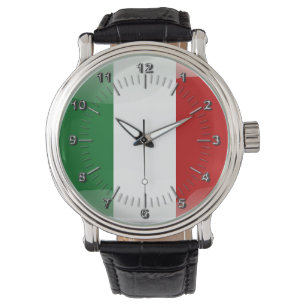 italienische Hochglanzflagge Armbanduhr