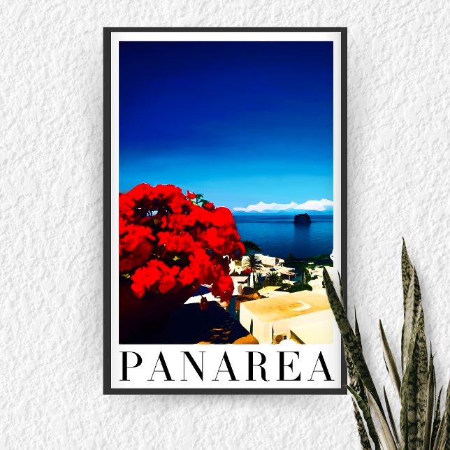 Italienische Insel Panarea - Blue Mediterranean St Poster (Von Creator hochgeladen)