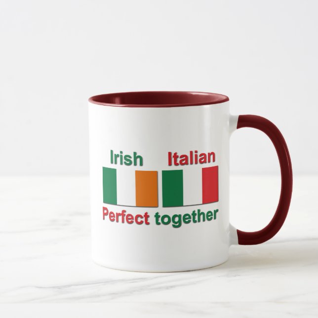 Italienische Iren - vervollkommnen Sie zusammen! Tasse (Rechts)