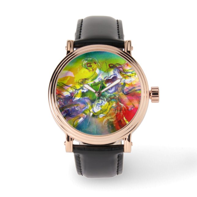 ITALIENISCHE KARNIVAL / Tanz, Musik, Theater Armbanduhr (Vorderseite)