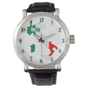 Italienische Karte Armbanduhr