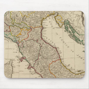 Italienische Karte Atlas Mousepad