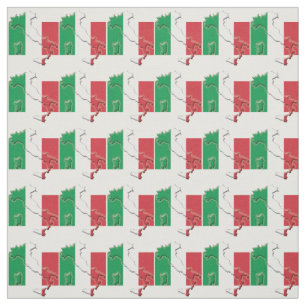 ITALIENISCHE KARTE Italienische Flagge Stoff