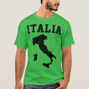 Italienische Karte Italienisches Familienerbe T-Shirt