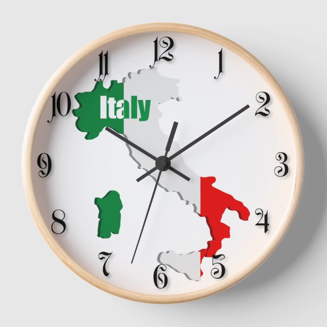 Italienische Karte Uhr (Vorderseite)