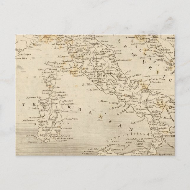 Italienische Karte von Arrowsmith (Vorderseite)