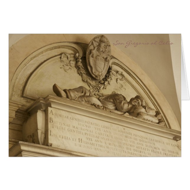 Italienische Karten, Al Celio Rom Sans Gregorio (Vorderseite (Horizontal))