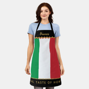 Italienische Köcheschürze, italienische Flagge Schürze