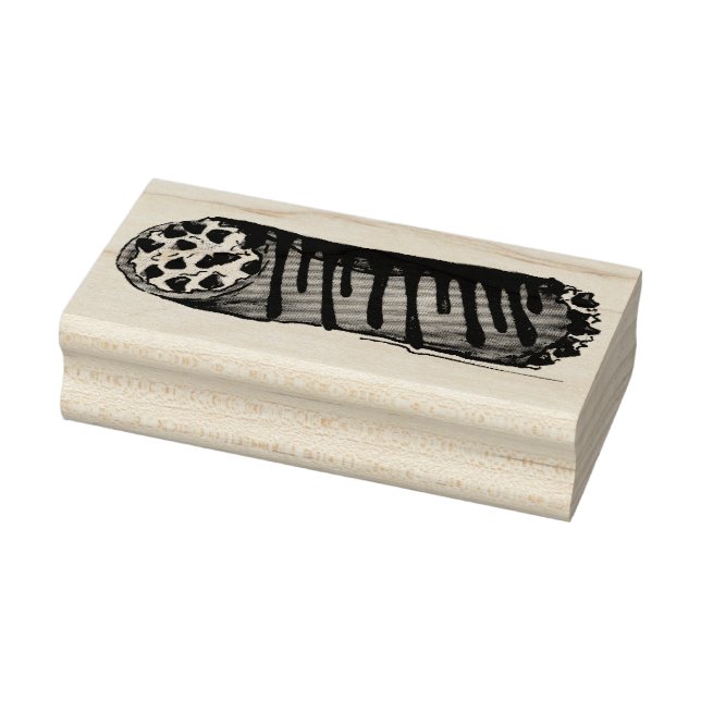Italienische Konditorei Cannoli Gummistempel (Stempel)