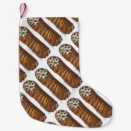 Italienische Konditorei Cannoli Kleiner Weihnachtsstrumpf