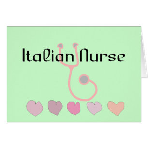 Italienische Krankenschwester-Geschenke--Herzen u.