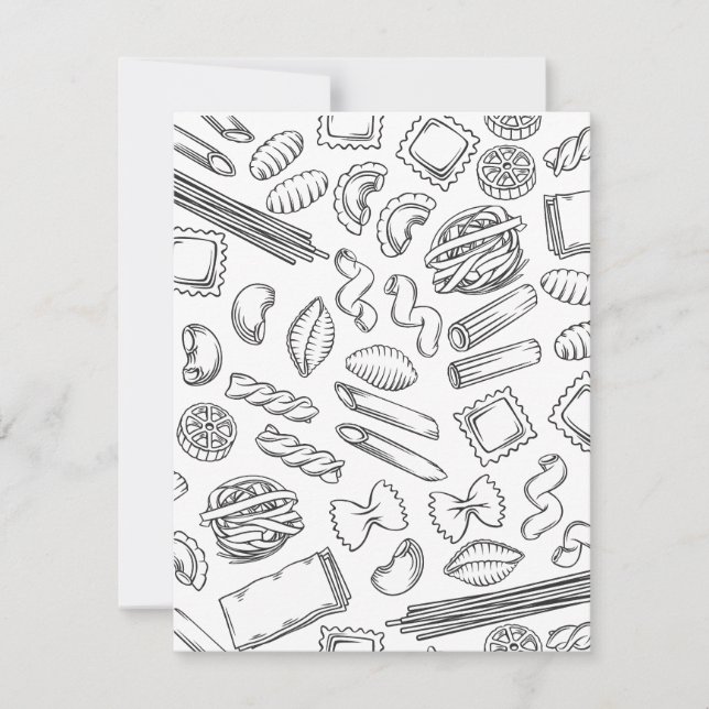 Italienische Küche Authentisches italienisches Ris Feiertagskarte (Vorderseite)