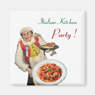 ITALIENISCHE KÜCHE ,creme Magnet