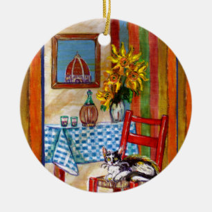 ITALIENISCHE KÜCHE IN FLORENZ I Liebe Toskana Ruby Keramik Ornament