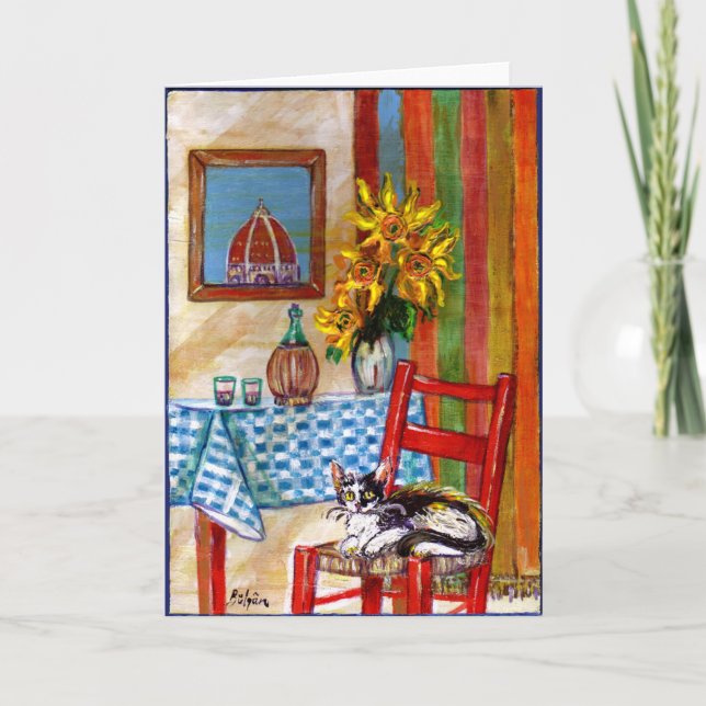 ITALIENISCHE KÜCHE IN FLORENZ KARTE (Vorderseite)