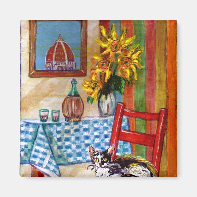 ITALIENISCHE KÜCHE IN FLORENZ MAGNET (Vorne)