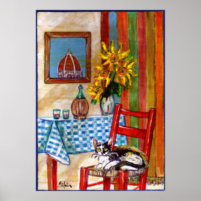 ITALIENISCHE KÜCHE IN FLORENZ POSTER (Vorne)