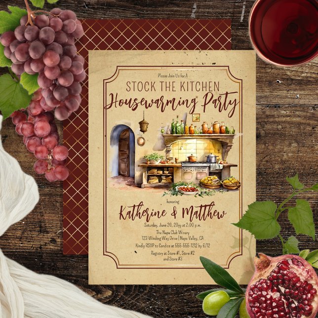 Italienische Küche Lagerfeuer Küchenherd Einladung (Von Creator hochgeladen)