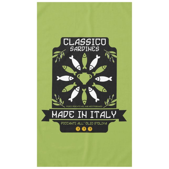 Italienische Küche Tischdecke (Vorderseite)