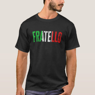 Italienische Kulturfamilie Italien Geboren Fratell T-Shirt