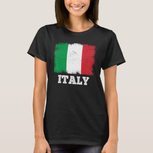 Italienische Landesflagge für Vintage Flagge T-Shirt