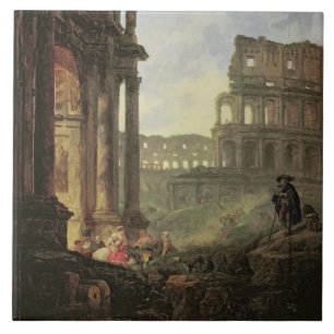 Italienische Landschaft Fliese