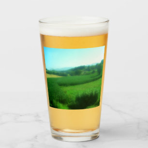 Italienische Landschaft Glas