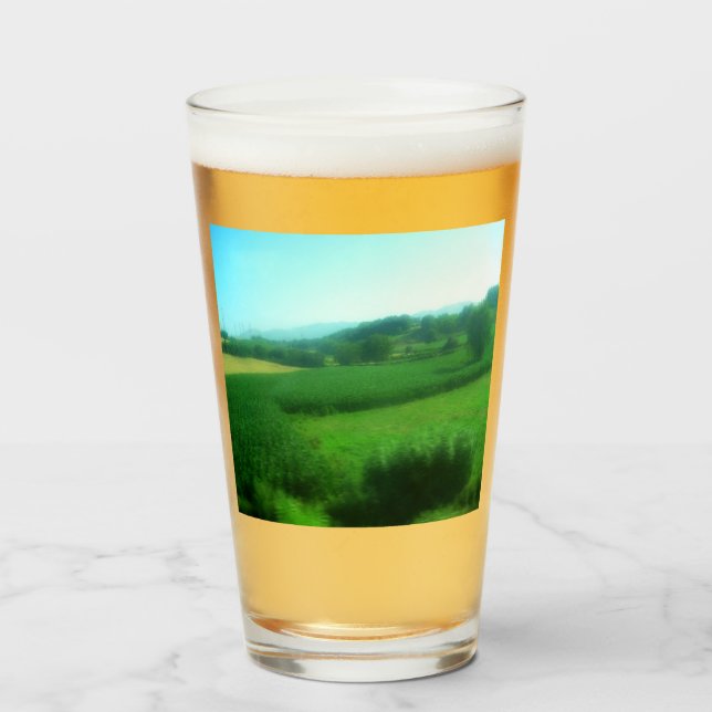 Italienische Landschaft Glas (Vorne (Gefüllt))