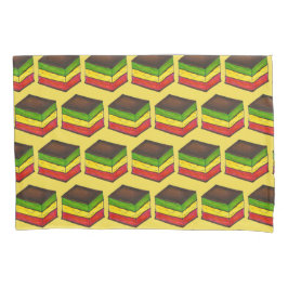 Italienische Lebensmittel Regenbogen Tricolor Sieb Kissenbezug