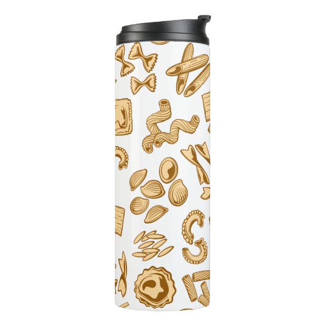 Italienische Lebensmittel und Geschirr, Risotto, P Thermosbecher (Nach links gedreht)