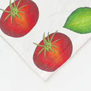 Italienische Lebensmittelzutaten Mozzarella Tomato Fleecedecke
