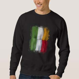 Italienische Liebe Irland und Italien Sweatshirt