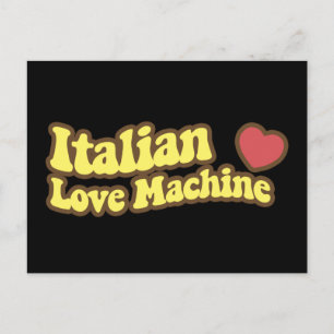 Italienische Liebe Postkarte