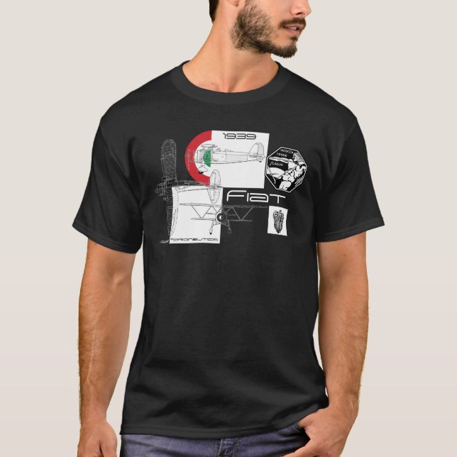 Italienische Luftwaffe Mussolini T-Shirt (Vorderseite)