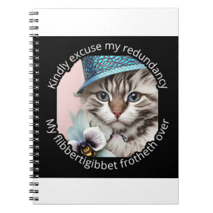 Italienische Luxuskatze: Ombre Notizblock